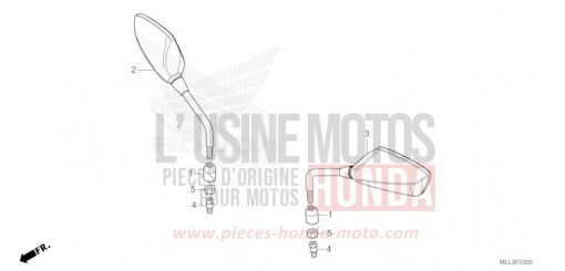 MIROIR CB1000S de 2025